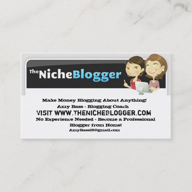 Les cartes de Blogger de créneau (Devant)