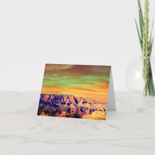 LES CARTES DE NOTE DE CANYON GRAND (Devant)