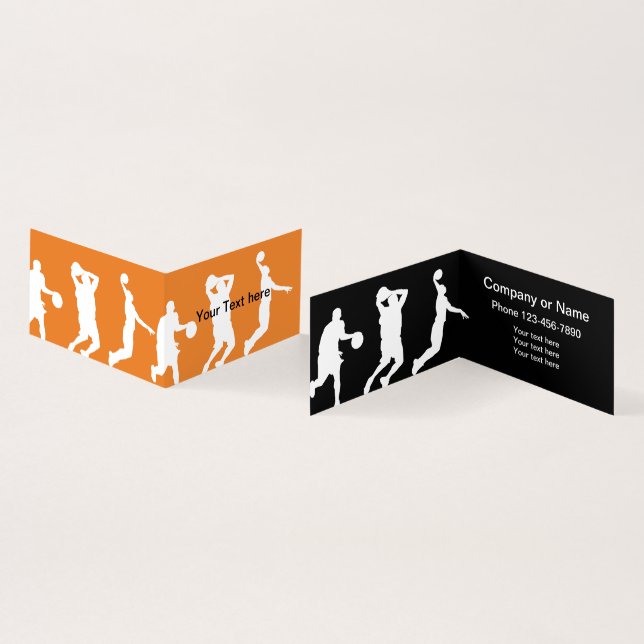 Les cartes de visite de basket-ball les plus frais (Intérieur et extérieur)