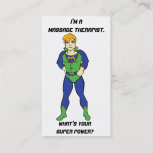 Les Cartes de visite de Funny Massage Hero