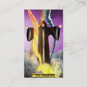 Les cartes de visite de magicien de tarot de Banx
