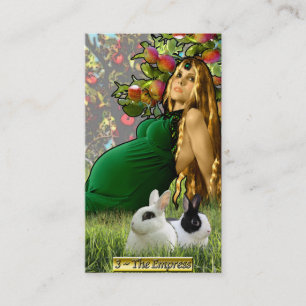 Les cartes de visite d'impératrice de tarot de