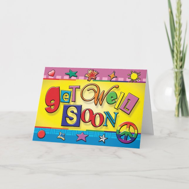 Les cartes gaies - obtenez bien bientôt 01 (Devant)