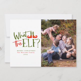Les Cartes Photo De Noël De L'Elfe