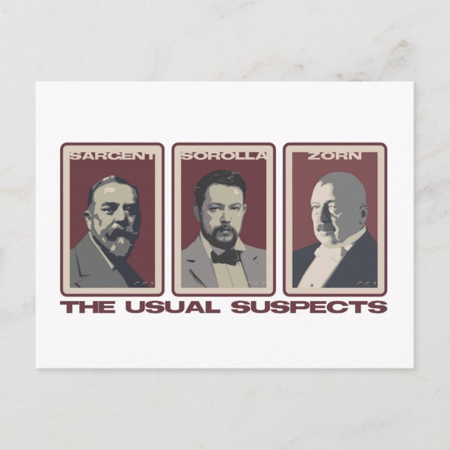 Les Cartes Postales Habituelles Suspects (Devant)