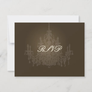 Les cartes RSVP PixDezines Chandelier nécessitent
