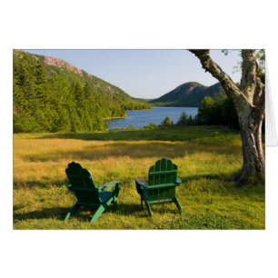 Les chaises Adirondack sur la pelouse du Jourdain