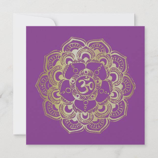Les Chakras Sahasrara - Carte de voeux (Devant)