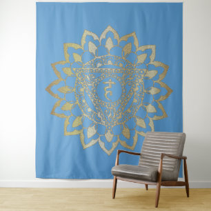 Les Chakras Vishudda - Tapisserie
