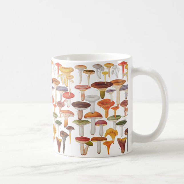 Les Champignons Mushrooms Coffee Mug (Right)