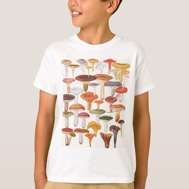 Les Champignons Mushrooms T-Shirt (Front)