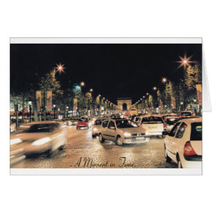 Les Champs-Elysées. Paris. (Un moment dans le temp