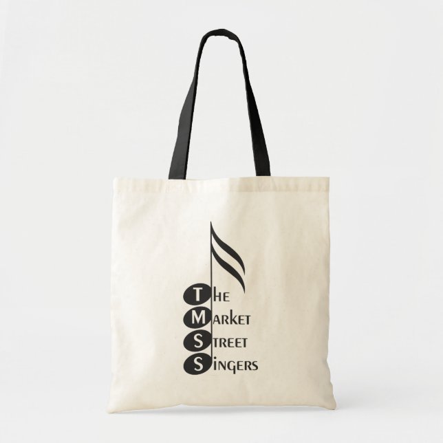 Les chanteurs de rue du marché - sac à provisions (Devant)
