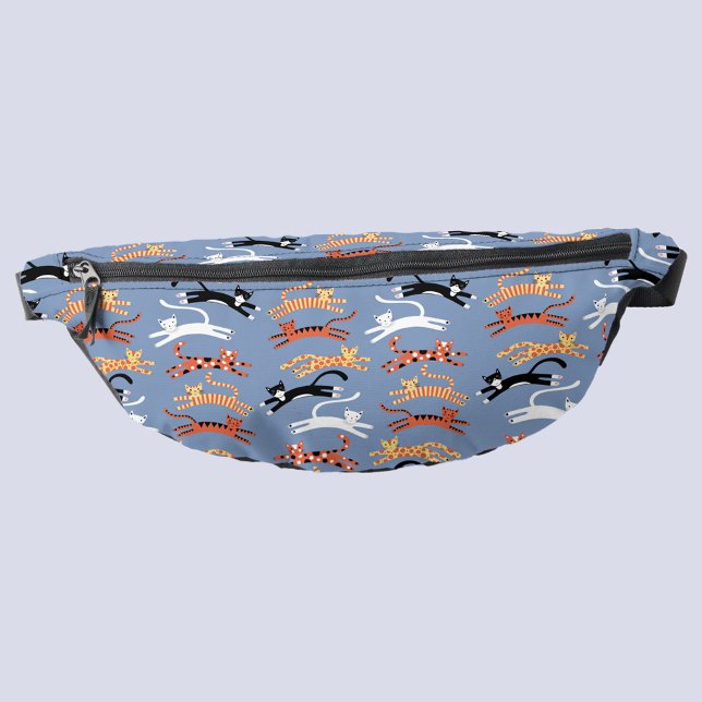 Les chats à la traîne (Leaping cats fun fanny pack)