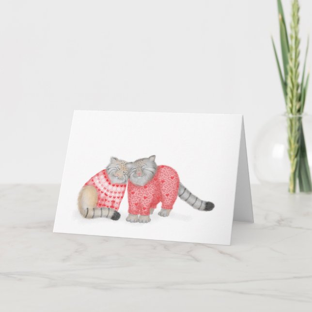 Les chats de Cute Pallas en carte blanche (Devant)