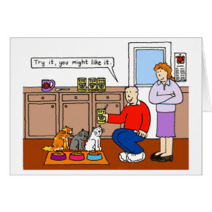 Les chats et leur Humour alimentaire.