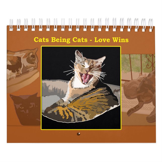 Les chats sont des chats - Calendrier - L'amour ga (Protection)