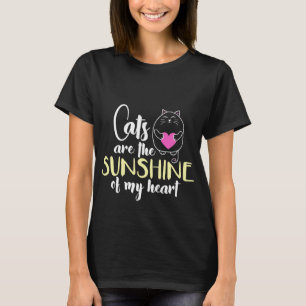 Les chats sont le soleil de mon coeur T-shirt