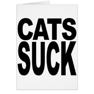 Les chats sucent