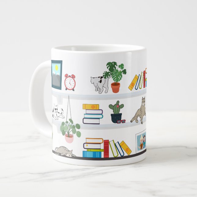 Les Chats Sur La Mug De La Librairie (Devant gauche)