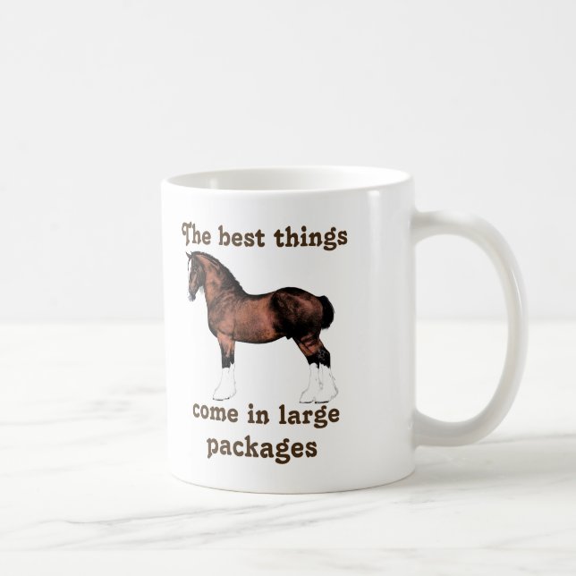 Les chevaux de Shire sont la meilleure tasse (Droite)