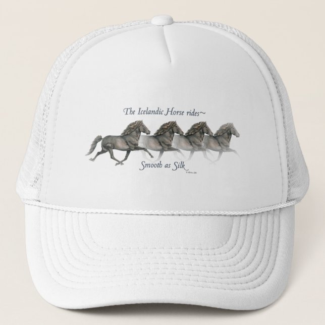 Les chevaux islandais sont lisses comme casquette  (Devant)