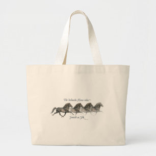 Les chevaux islandais sont lisses comme soie ~ Sac