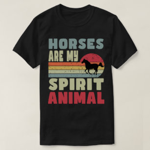 Les chevaux sont mon esprit animal T-shirt