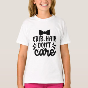 Les cheveux cramoisi ne se soucient pas T-shirt