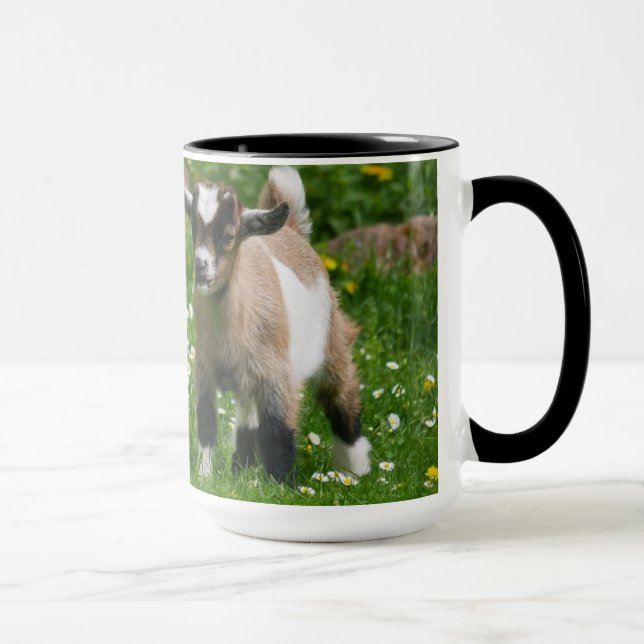 Les chèvres sont dehors Détenon Café Photo Mug Zaz (Droite)