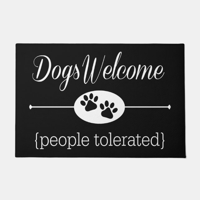 Les chiens font bon accueil au tapis extérieur (Devant)