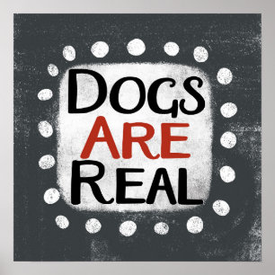 Les chiens sont de véritables affiches murales