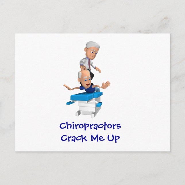 Les chiropraticiens me cassent des cartes postales (Devant)