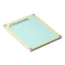Les choses à faire... Bloc-notes personnalisé