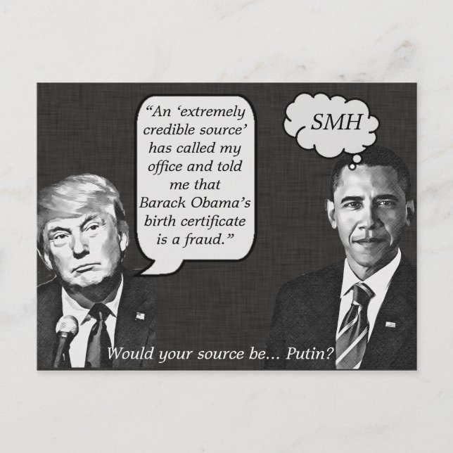 Les Choses Stupides Dit Donald Trump Sur Les Carte (Devant)