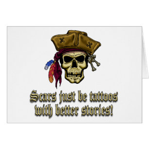 Les cicatrices ne sont que des tatouages