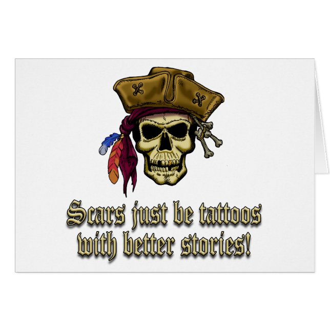 Les cicatrices ne sont que des tatouages (Devant horizontal)