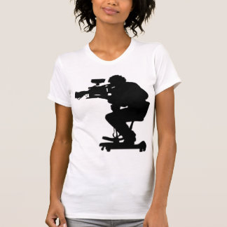 Les cinéastes silhouettent le T-shirt de v des