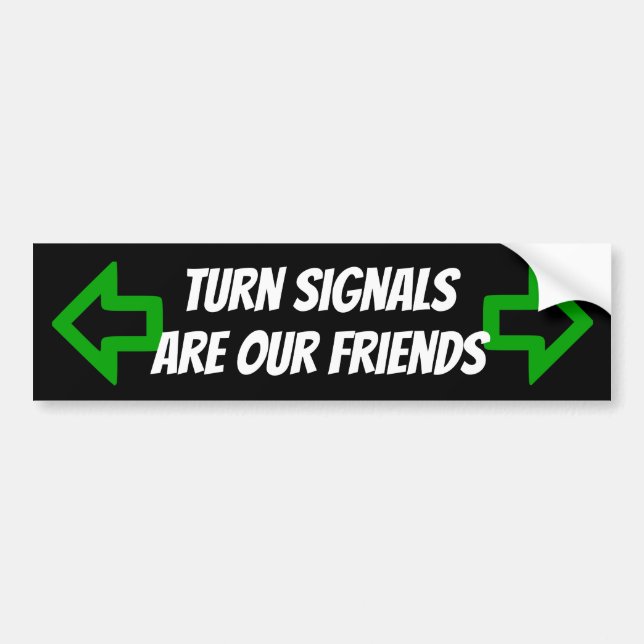 Les clignotants sont notre autocollant d'amis avec (Devant)