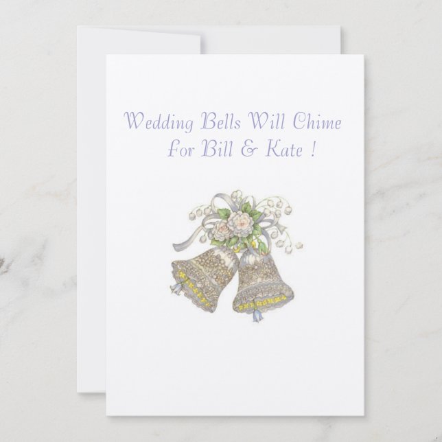 Les cloches des Mariages Faire-part de mariage von (Devant)