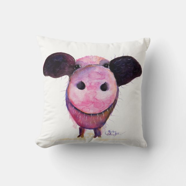 Les cochons de Nosey PEUVENT Voler ! ' Coussin d'o (Recto)