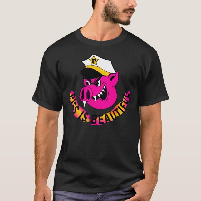 Les cochons sont de beaux T-shirts essentiels (Devant)