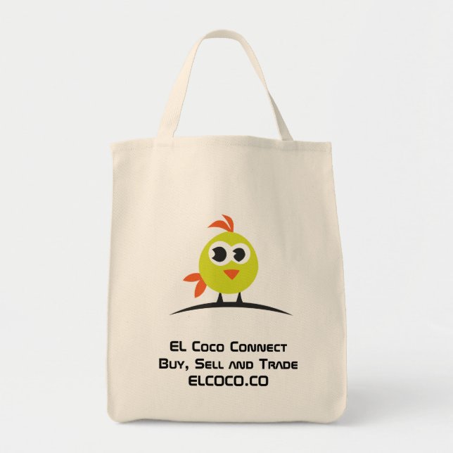 Les Cocos d'EL relient le sac d'épicerie (Devant)