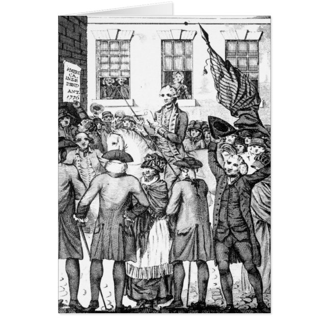 Les colons américains se sont déclarés (Devant)