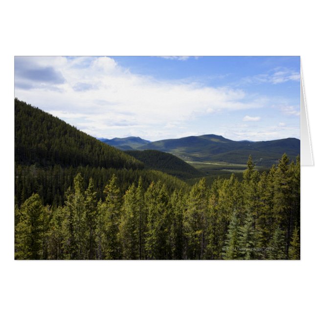 Les contreforts de Alberta Canada. (Devant horizontal)