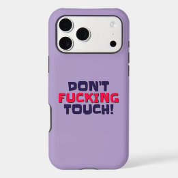 Les coques d'iPhone ne touchent pas !