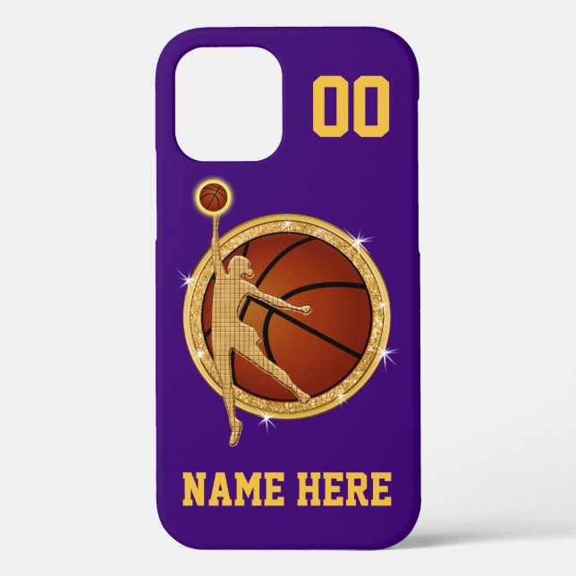 Les coques iphone de basket-ball des filles, nouve (Verso)
