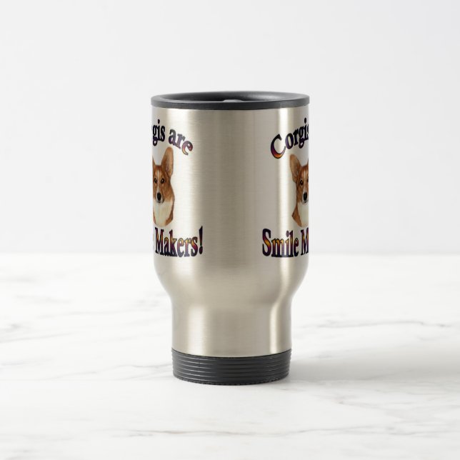 Les Corgis sont tasse de voyage de fabricants de (Centre)