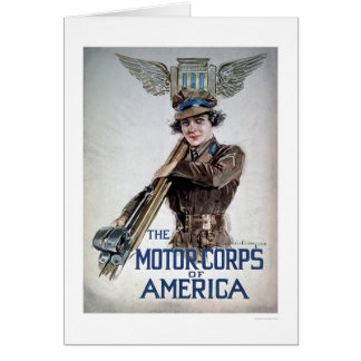 Les corps de moteur de l'Amérique - jeune femme