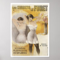 Les Corsets Le Furet Vintage Corset Ad